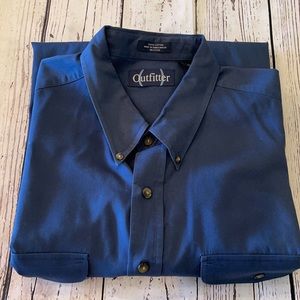 Outfitter deep blue button down